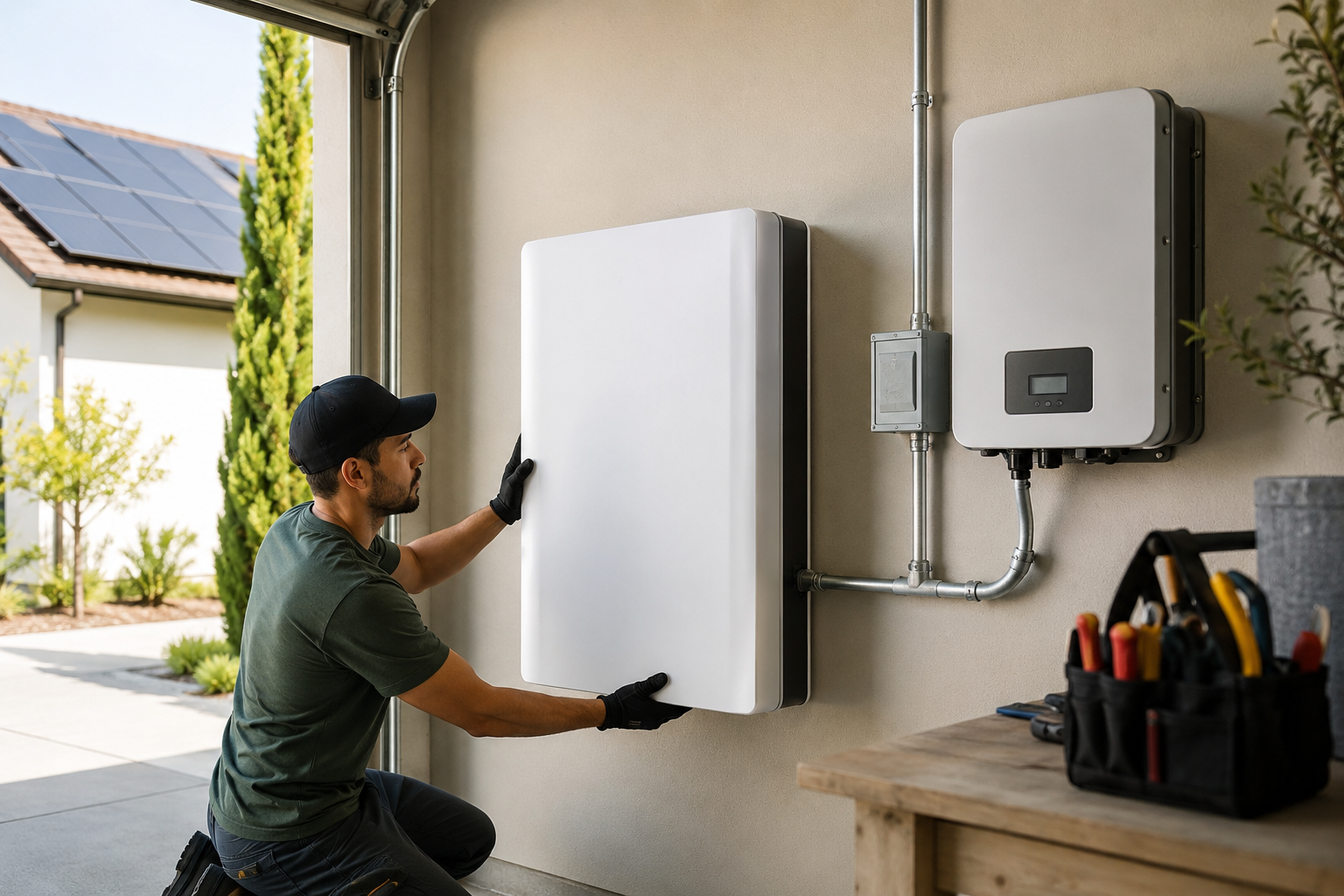 Battery Retrofit for an existing Solar Home