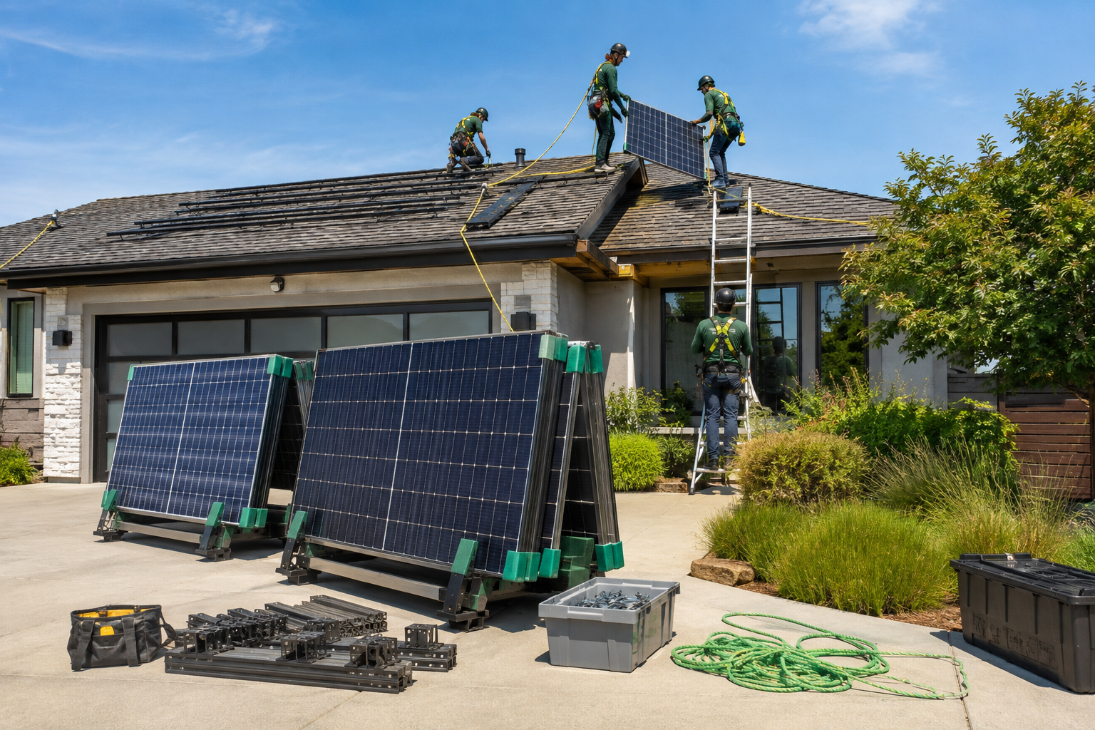 Solar panel removal and reinstallation