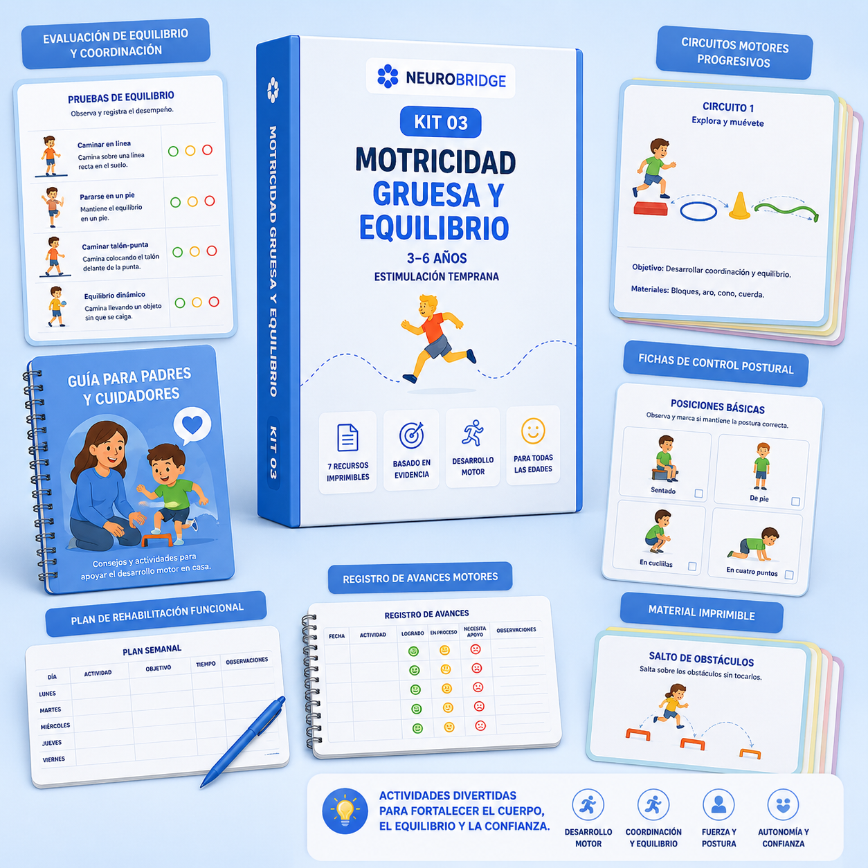 Kit Motricidad Gruesa