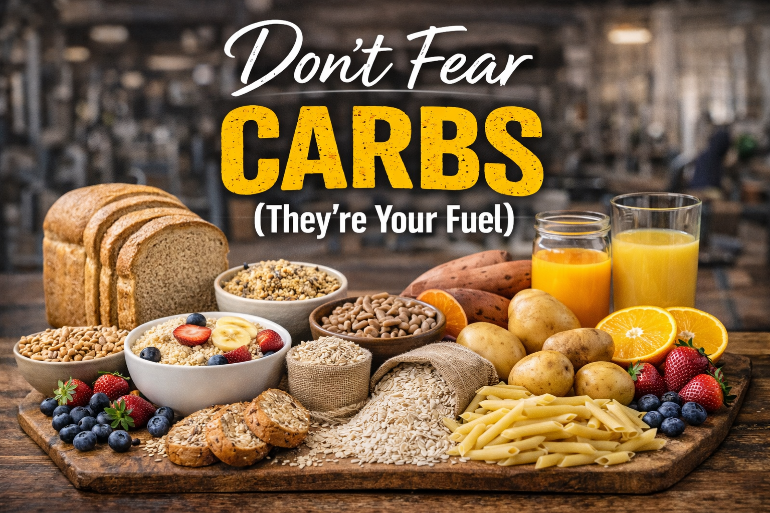 Don’t Fear Carbs (They’re Your Fuel)