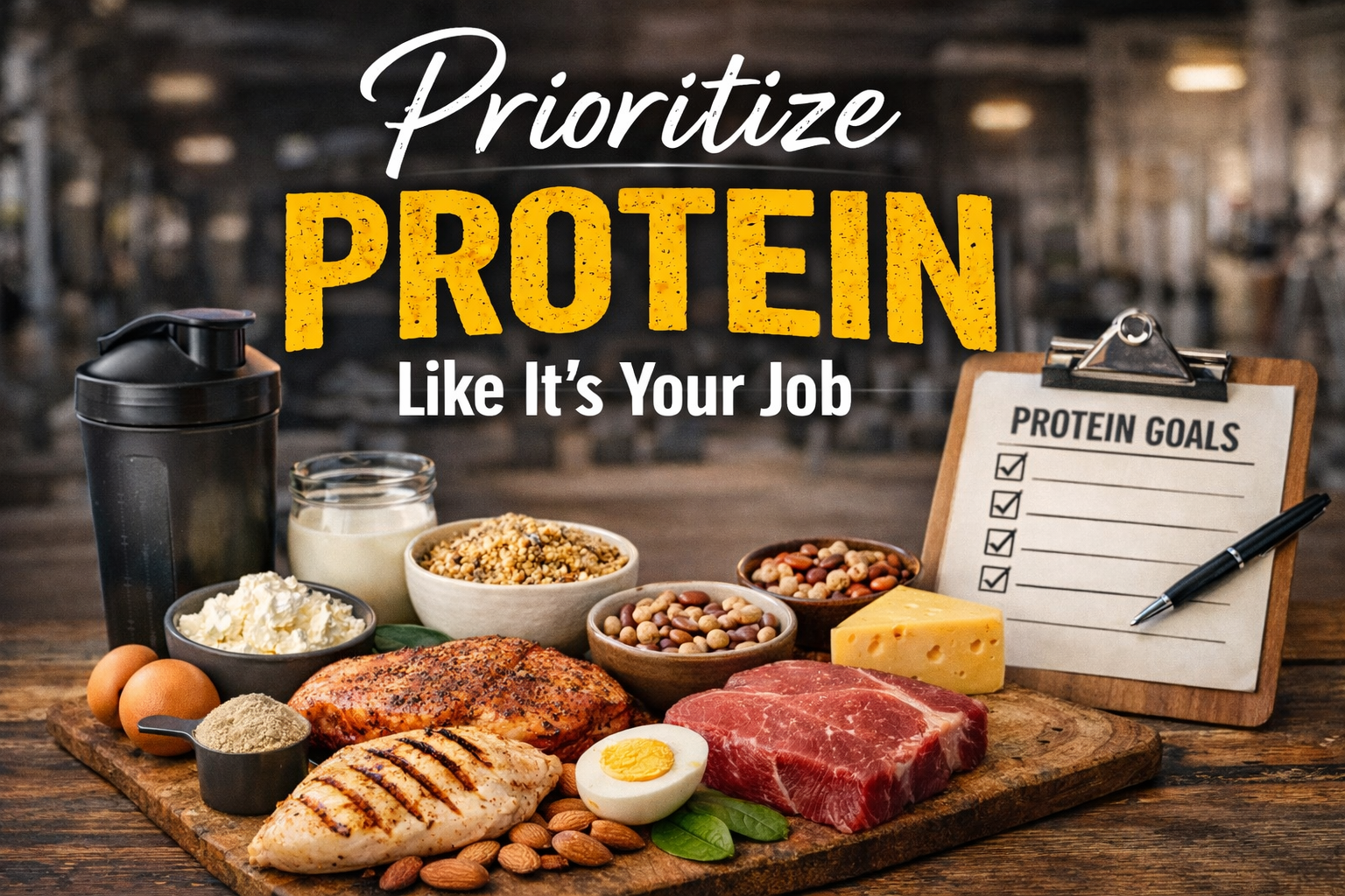 Prioritize Protein Like It’s Your Job