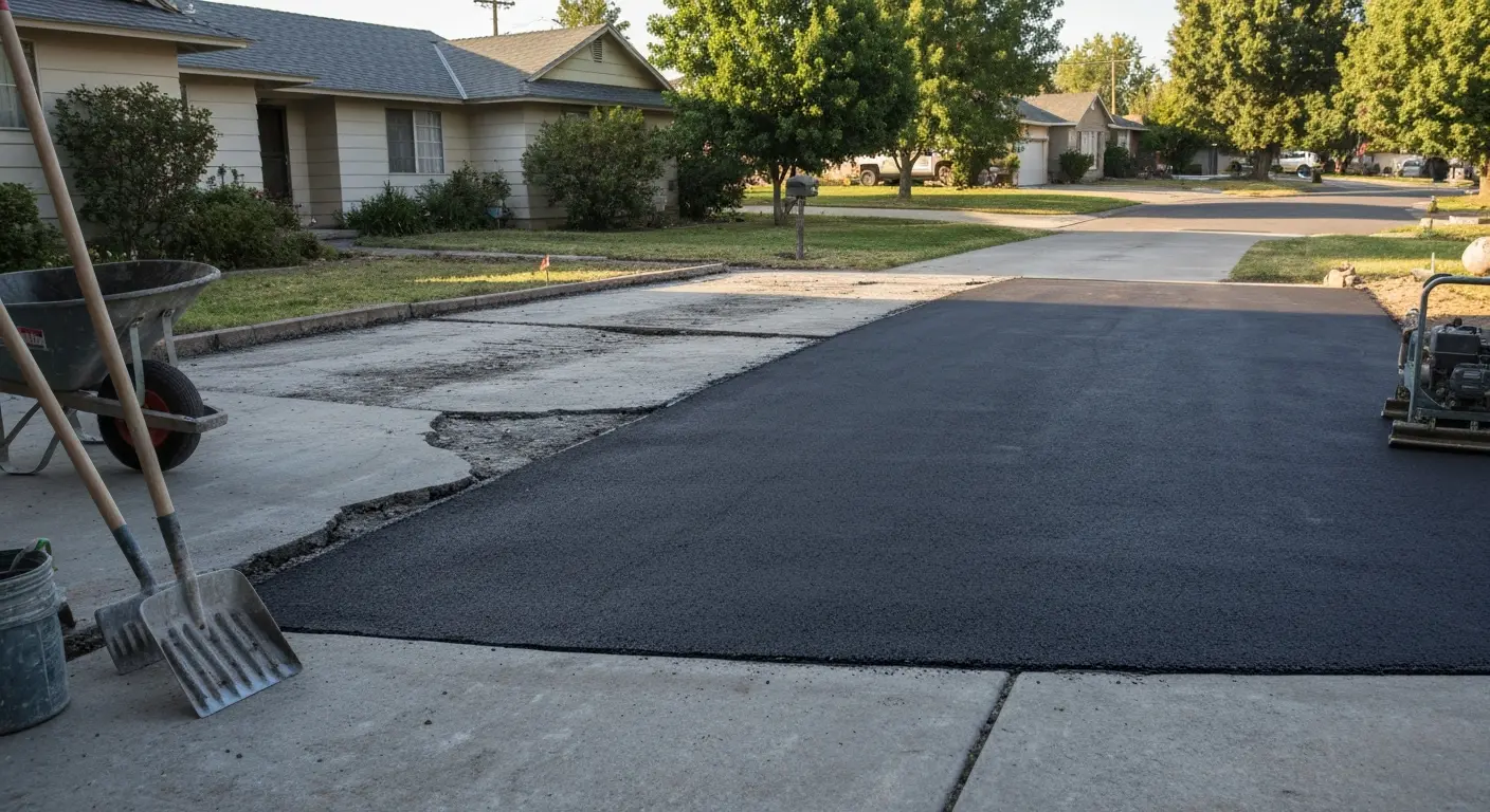 Driveway repair project