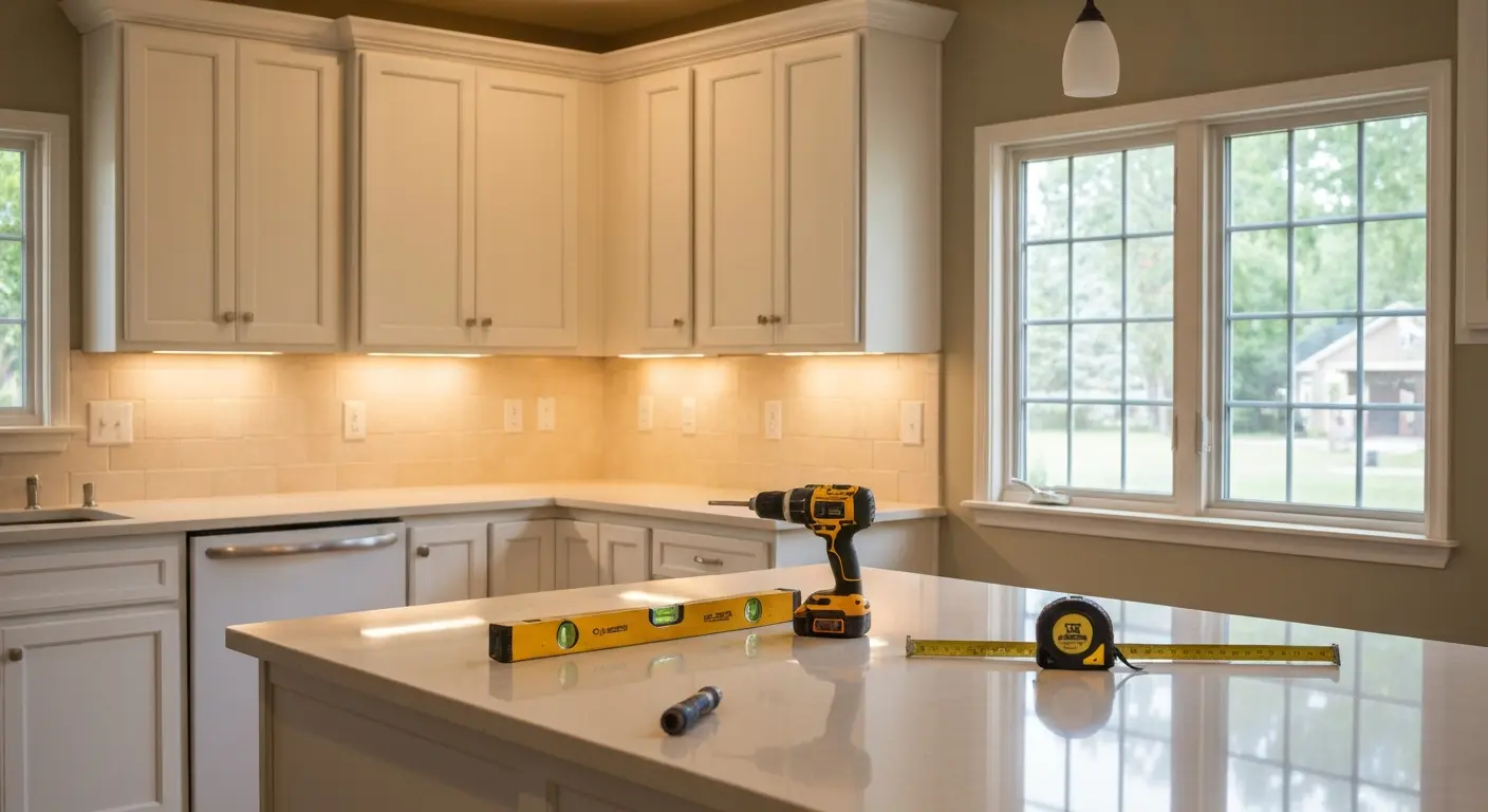 Kitchen cabinet installation