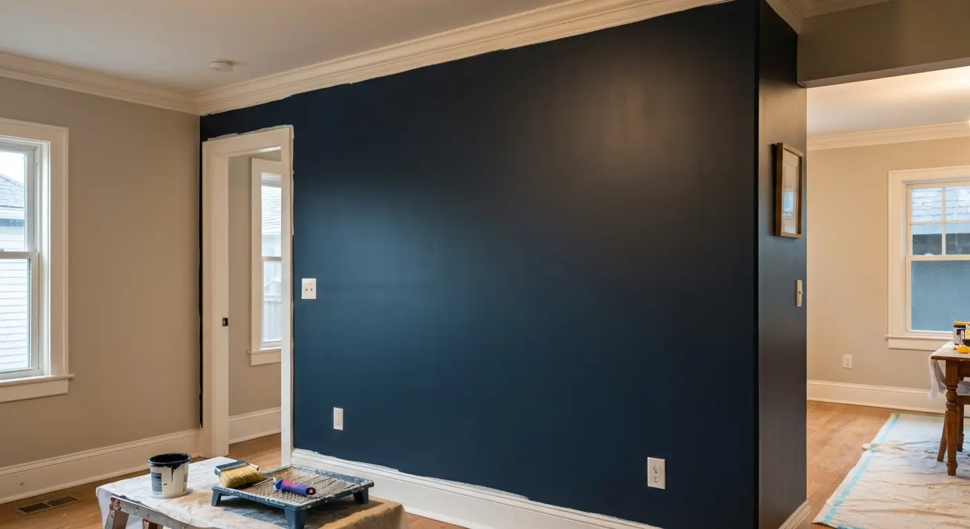Accent wall and feature finishes