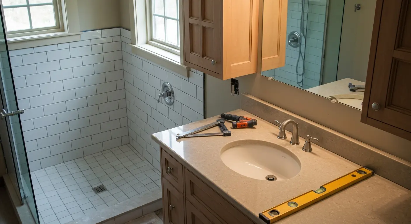 Bathroom renovation project