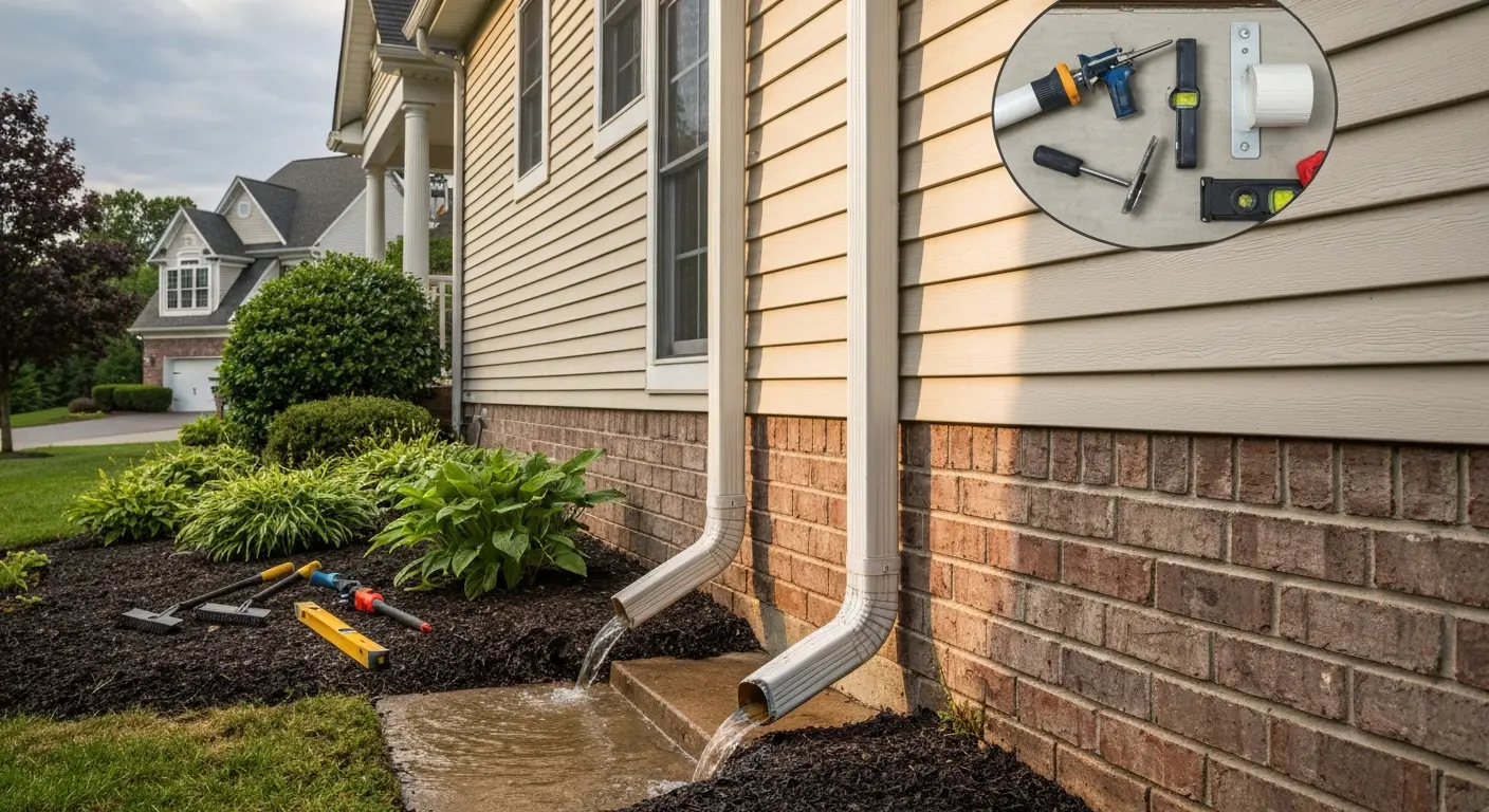Downspout repair