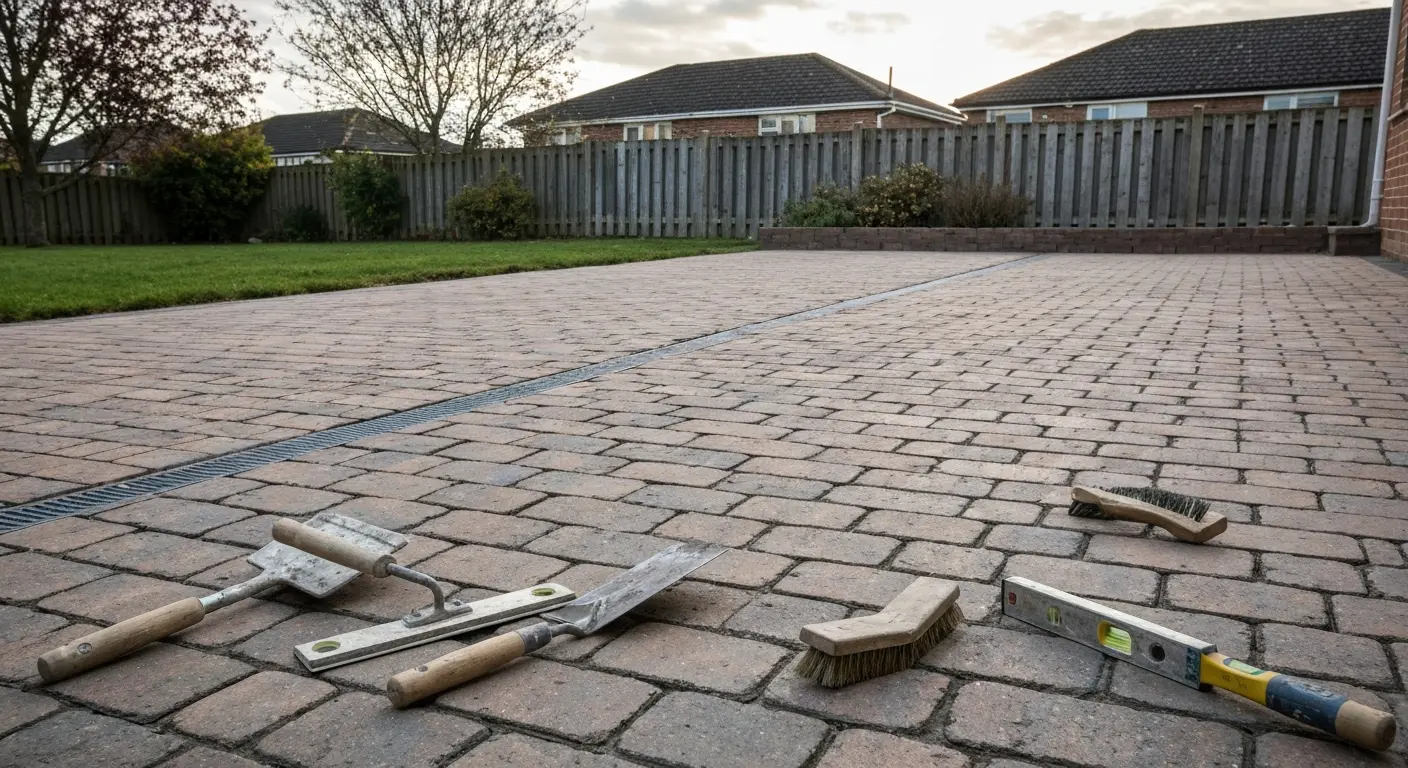 Patio repair project