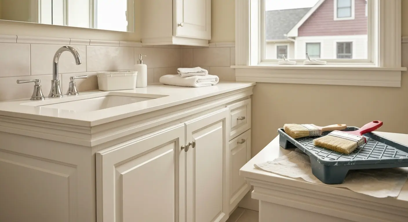 Kitchen bathroom paint finishes
