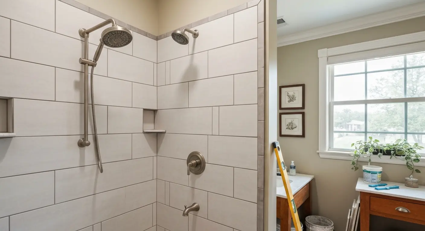 Full shower installation