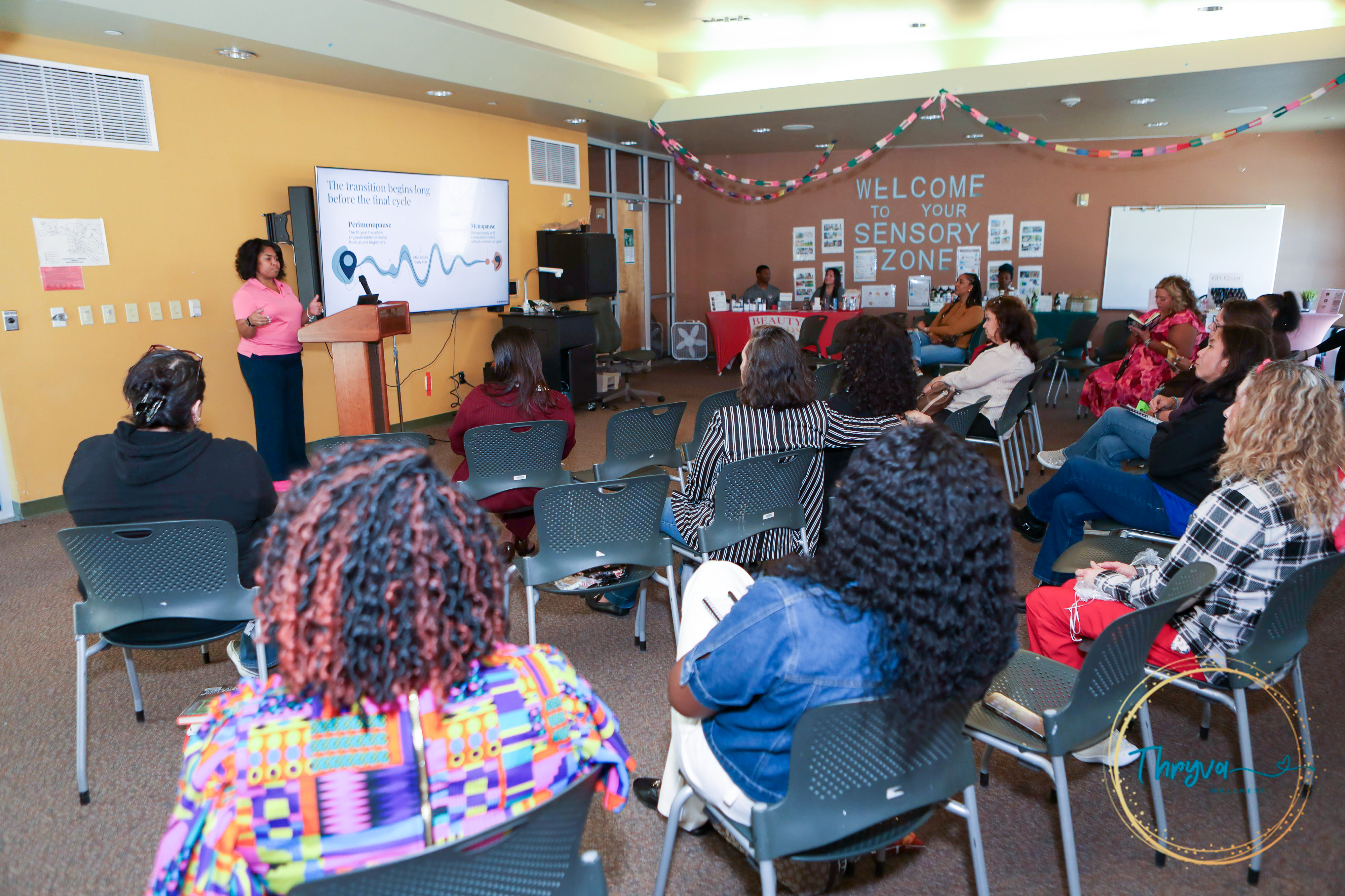 Dr. Shakeeka Misher speaking on stage