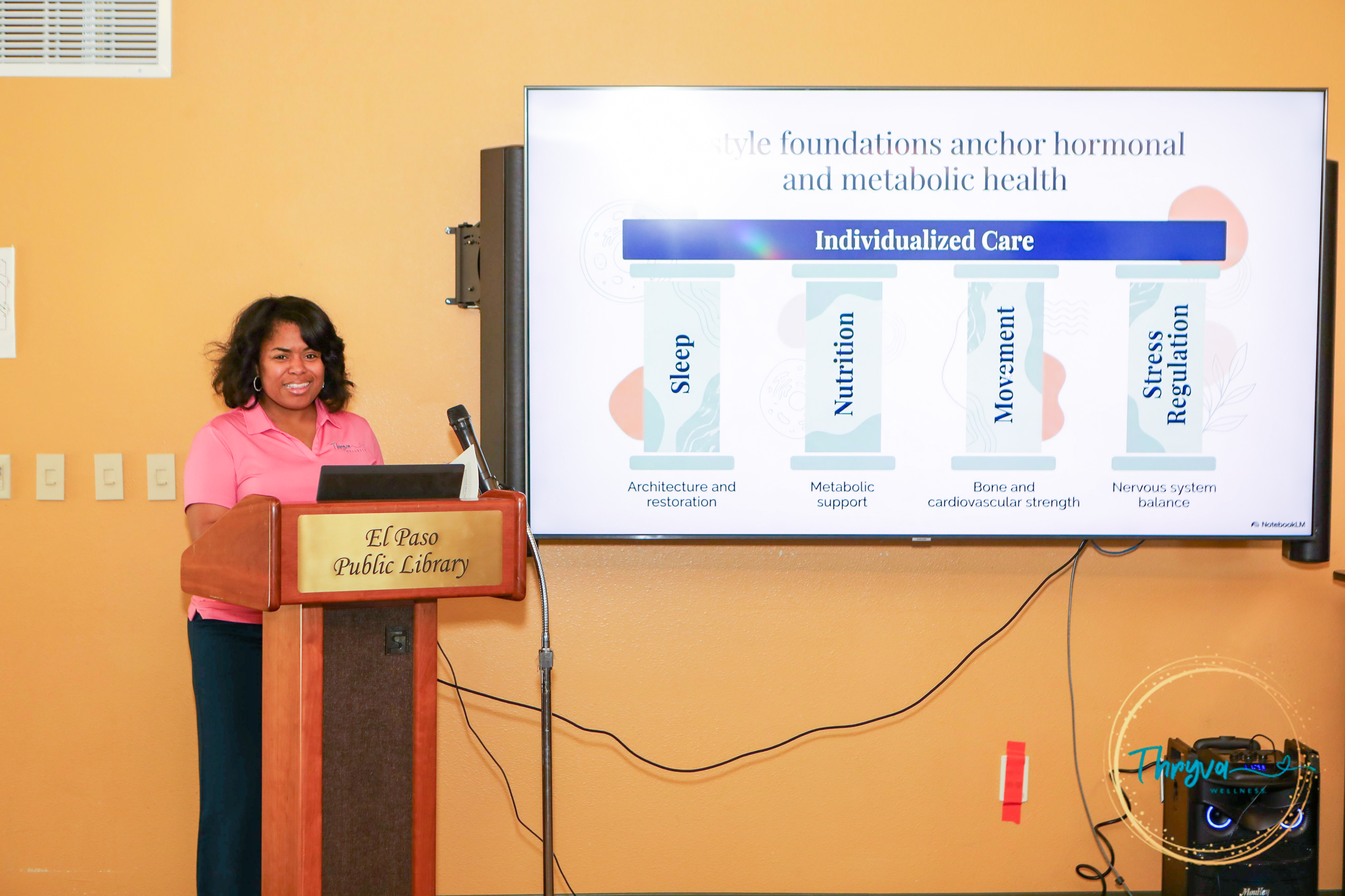 Speaking event