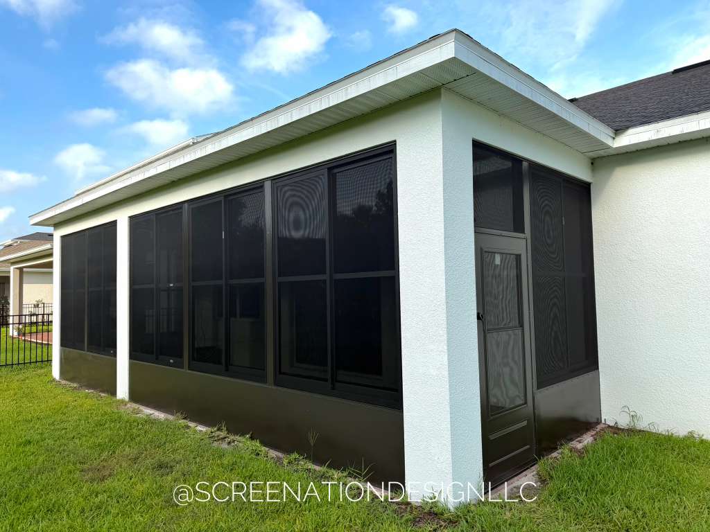 Sun room installation by Screenation Design LLC