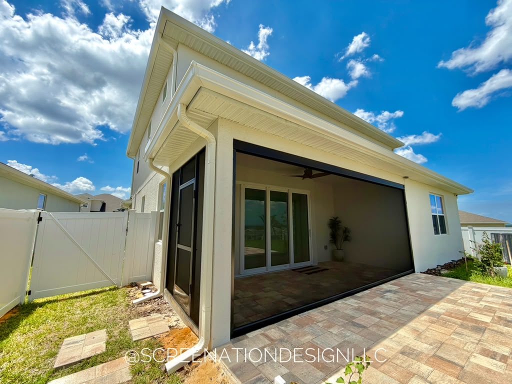 Motorized screen project by Screenation Design in Kissimmee FL
