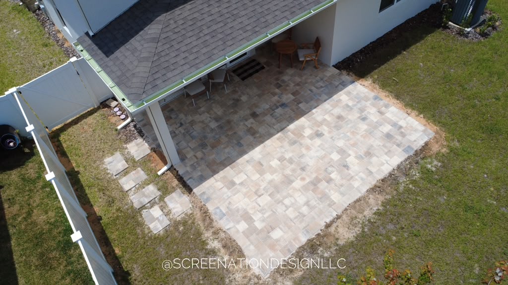 Pavers and concrete work by Screenation Design in Kissimmee FL