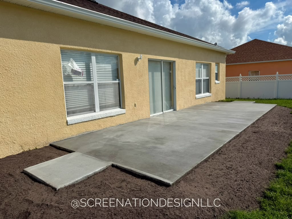 Travertine installation by Screenation Design in Kissimmee FL