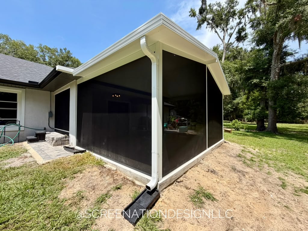 Screen room project by Screenation Design in Kissimmee FL