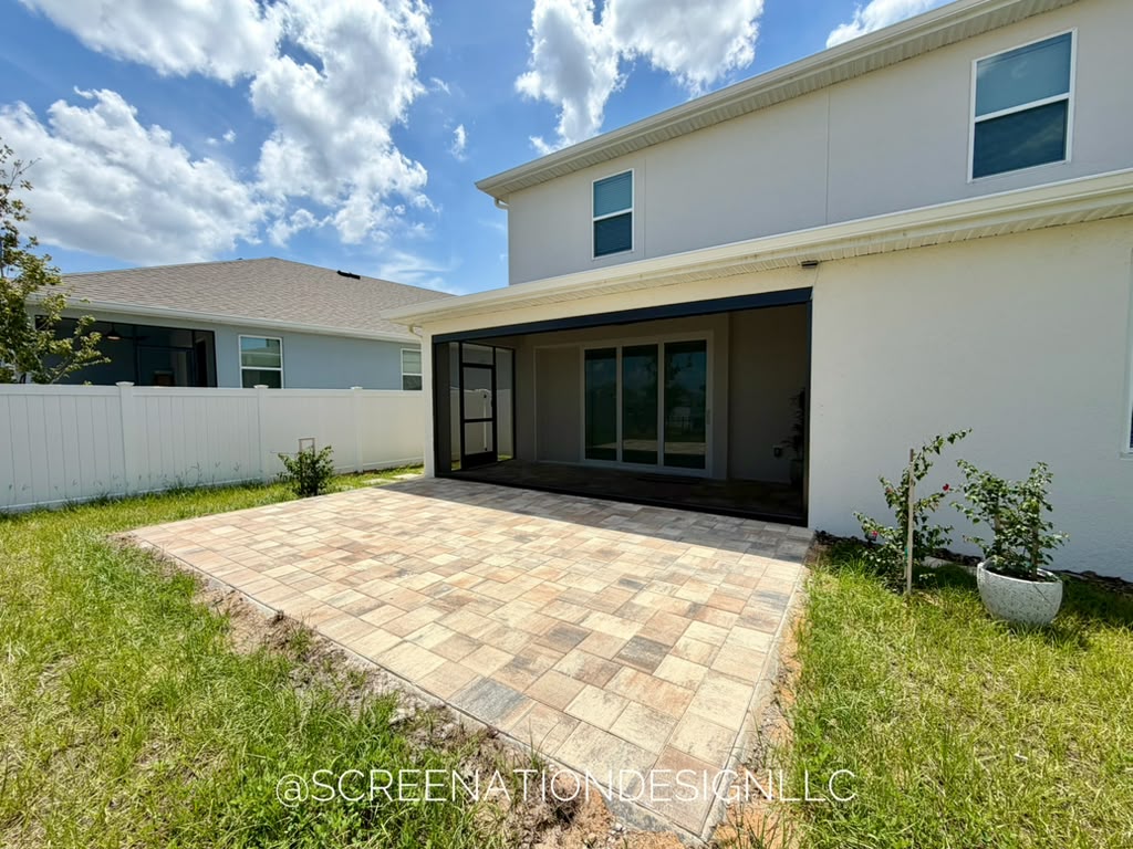 Motorized screen by Screenation Design in Kissimmee FL