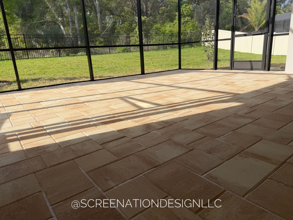 Travertine project by Screenation Design in Kissimmee FL
