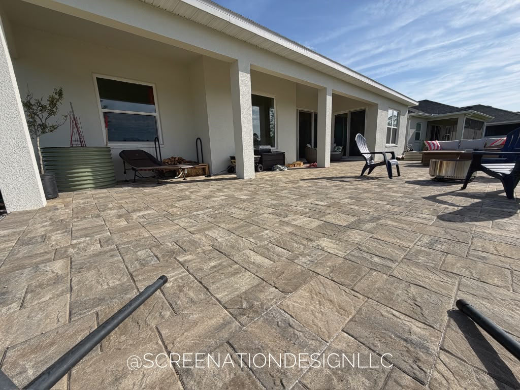Pavers and concrete by Screenation Design in Kissimmee FL