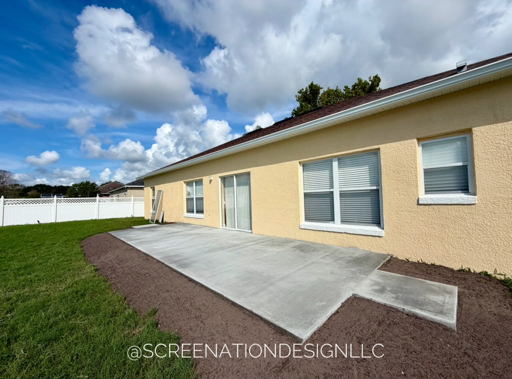 Pavers installation by Screenation Design in Kissimmee FL