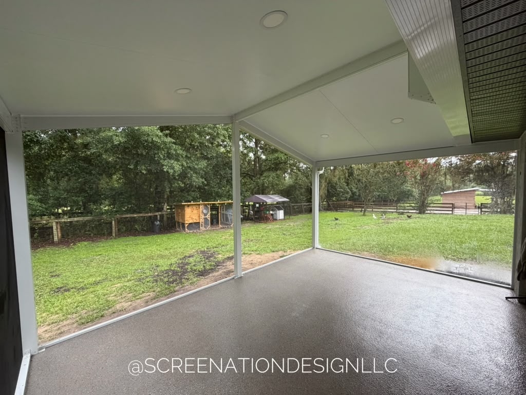 Screen room installation by Screenation Design in Kissimmee FL