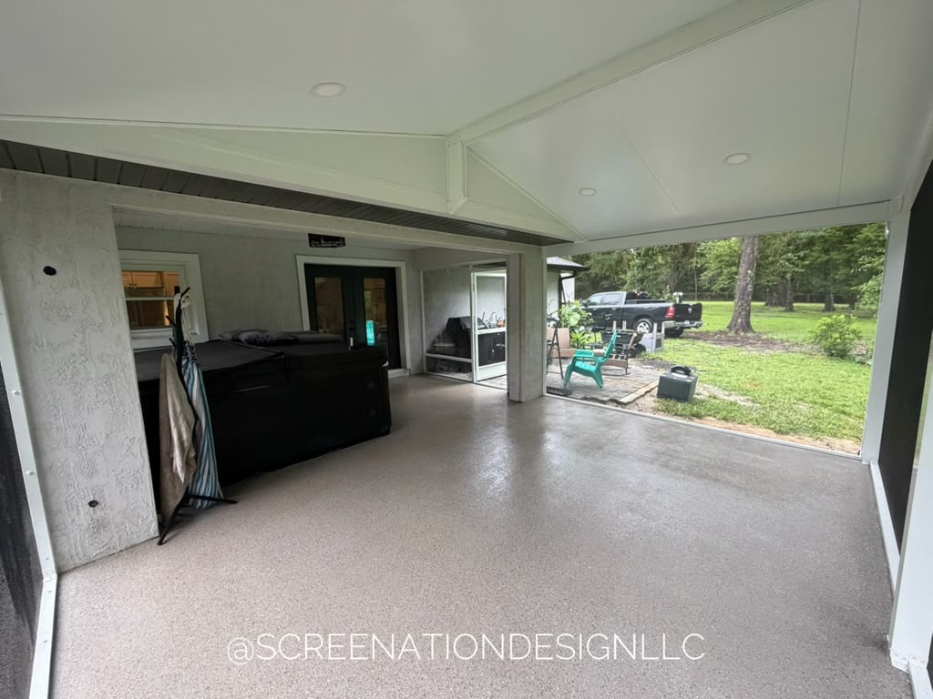 Custom screen room by Screenation Design in Kissimmee FL