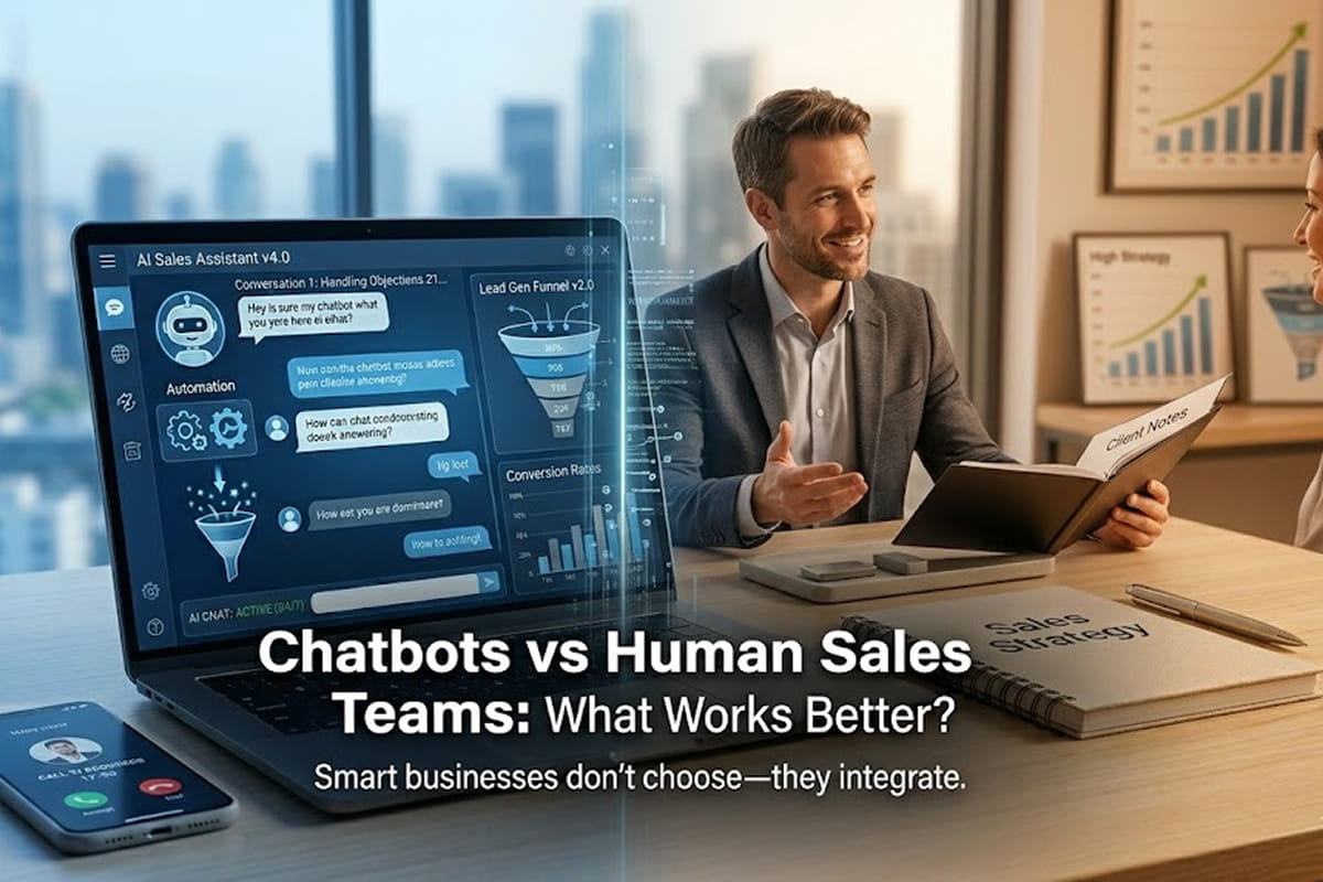 chatbots vs humans sales