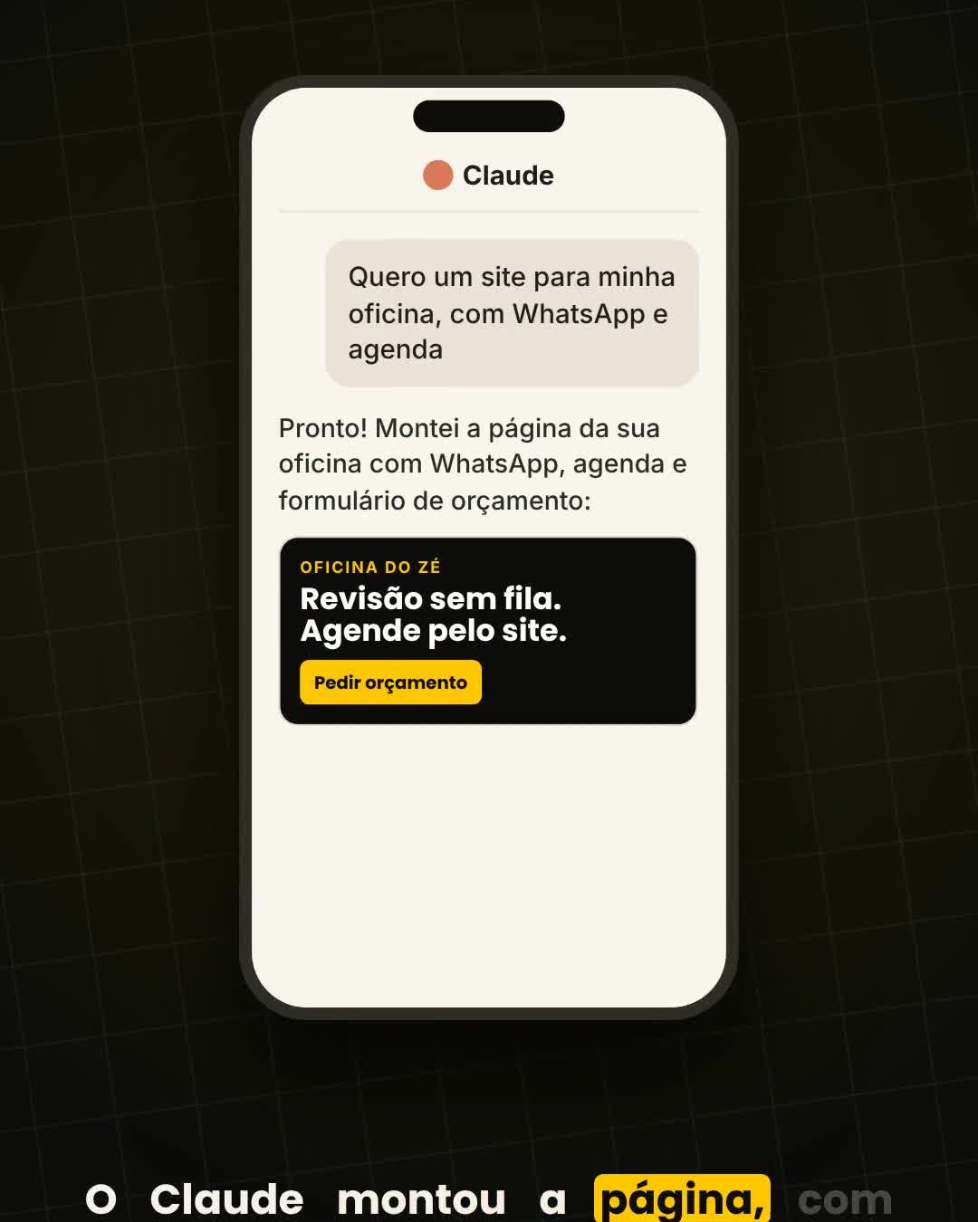 Vídeo motion com voz real