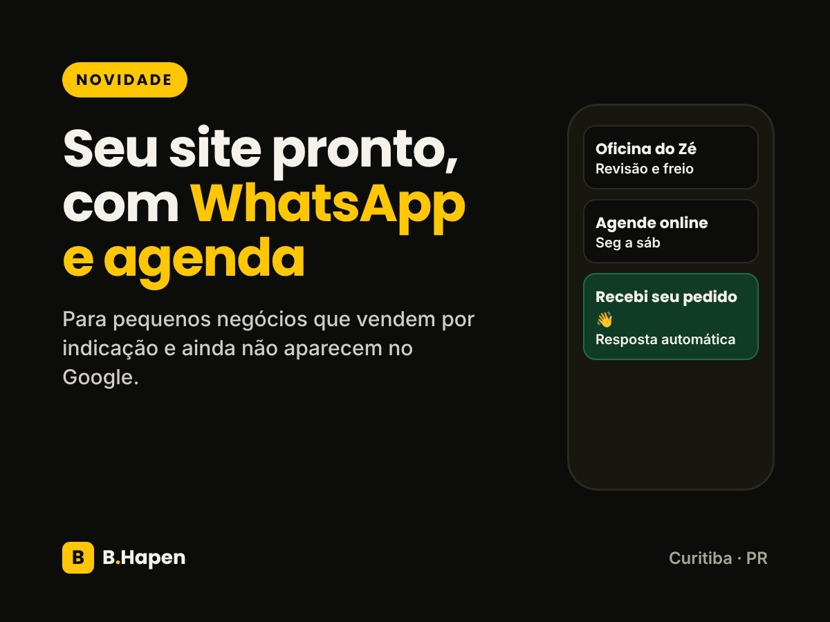 Post do Google Meu Negócio
