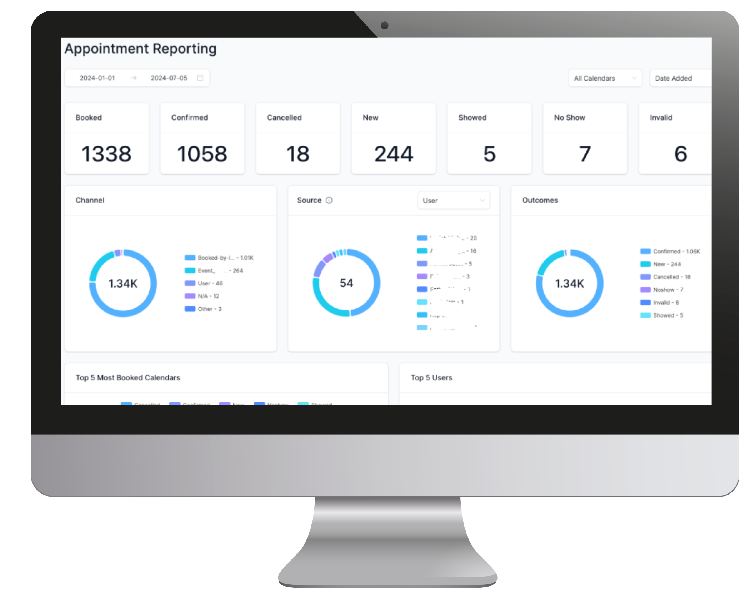 winchilla appointment analytics and reporting