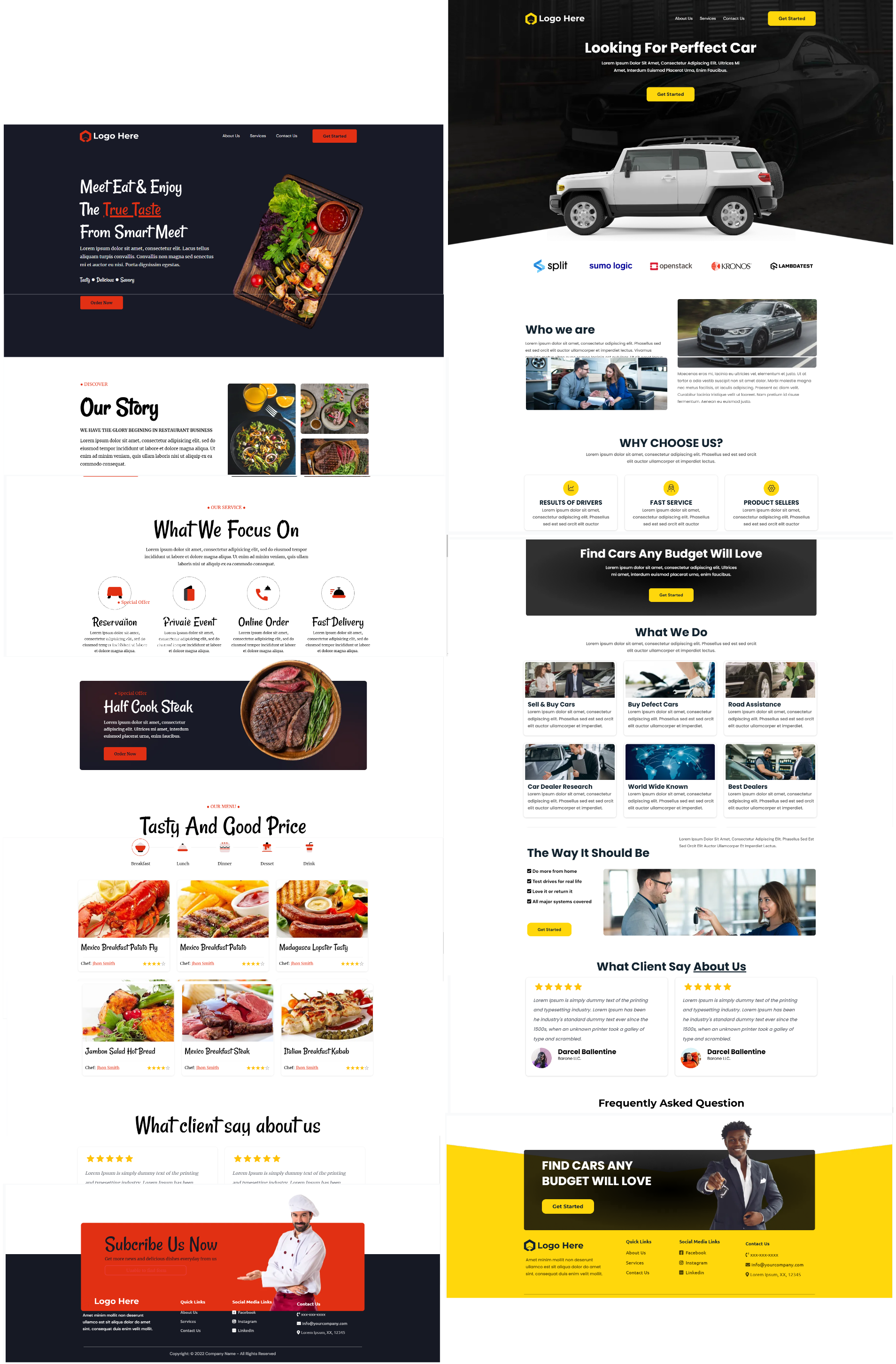 winchilla sales funnel site design templates