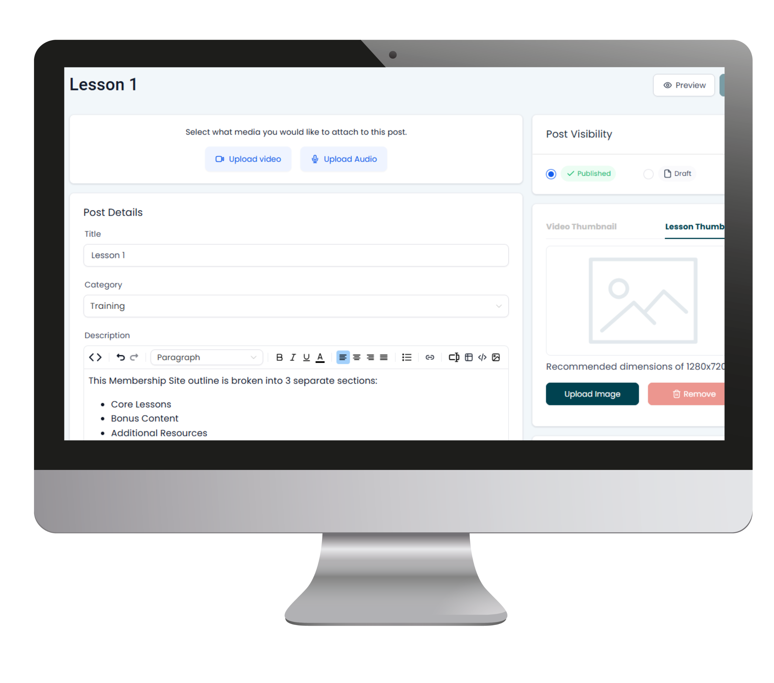 winchilla digital course creation and memberships