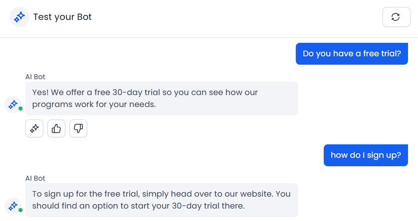 winchilla conversation AI assistant