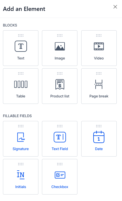winchilla document drag and drop editor