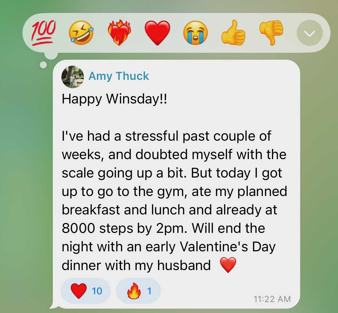 Client message