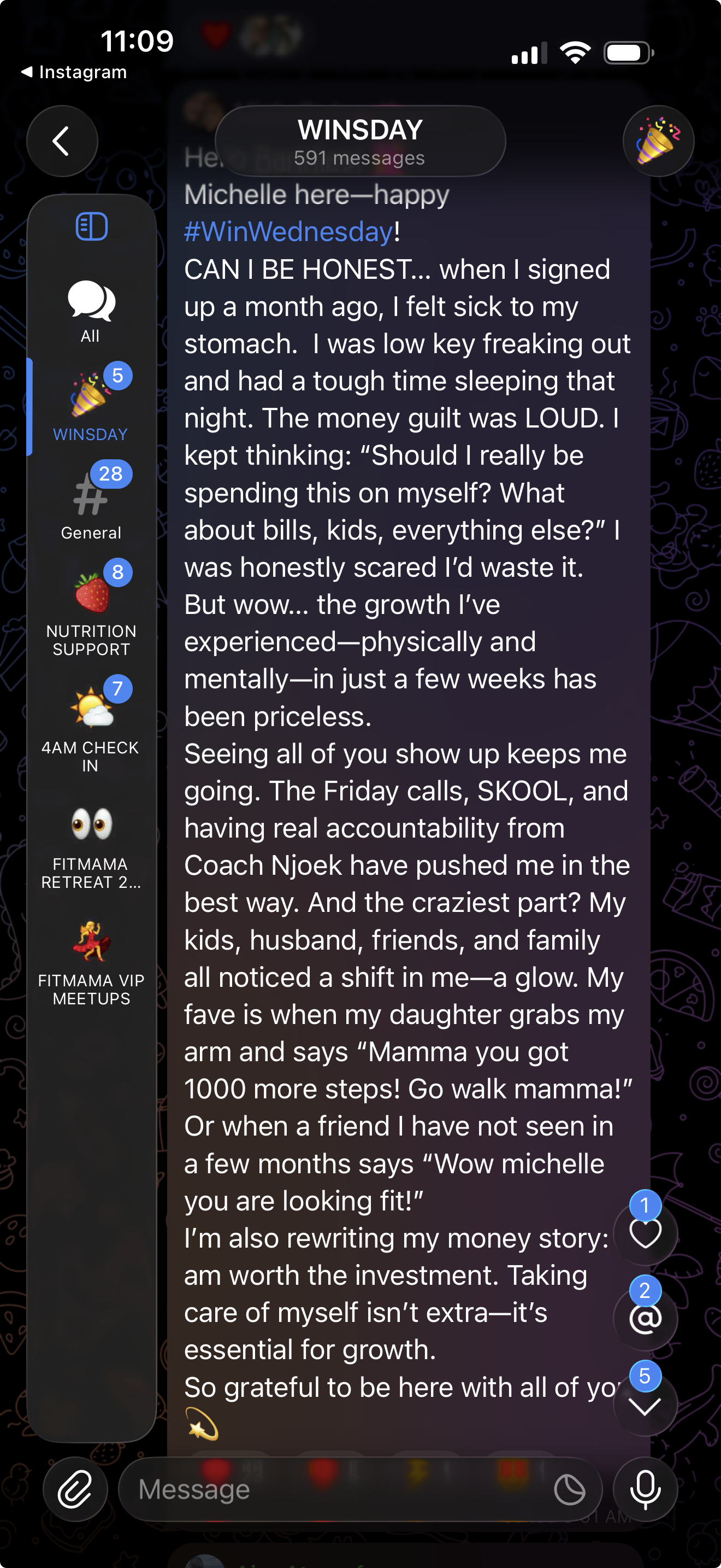 Client message