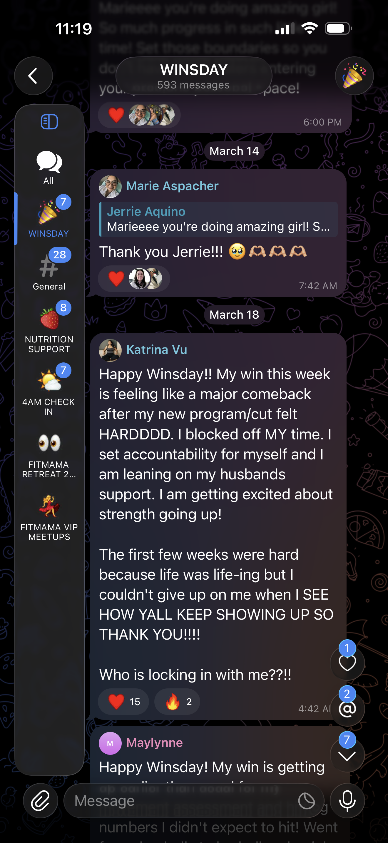 Client message