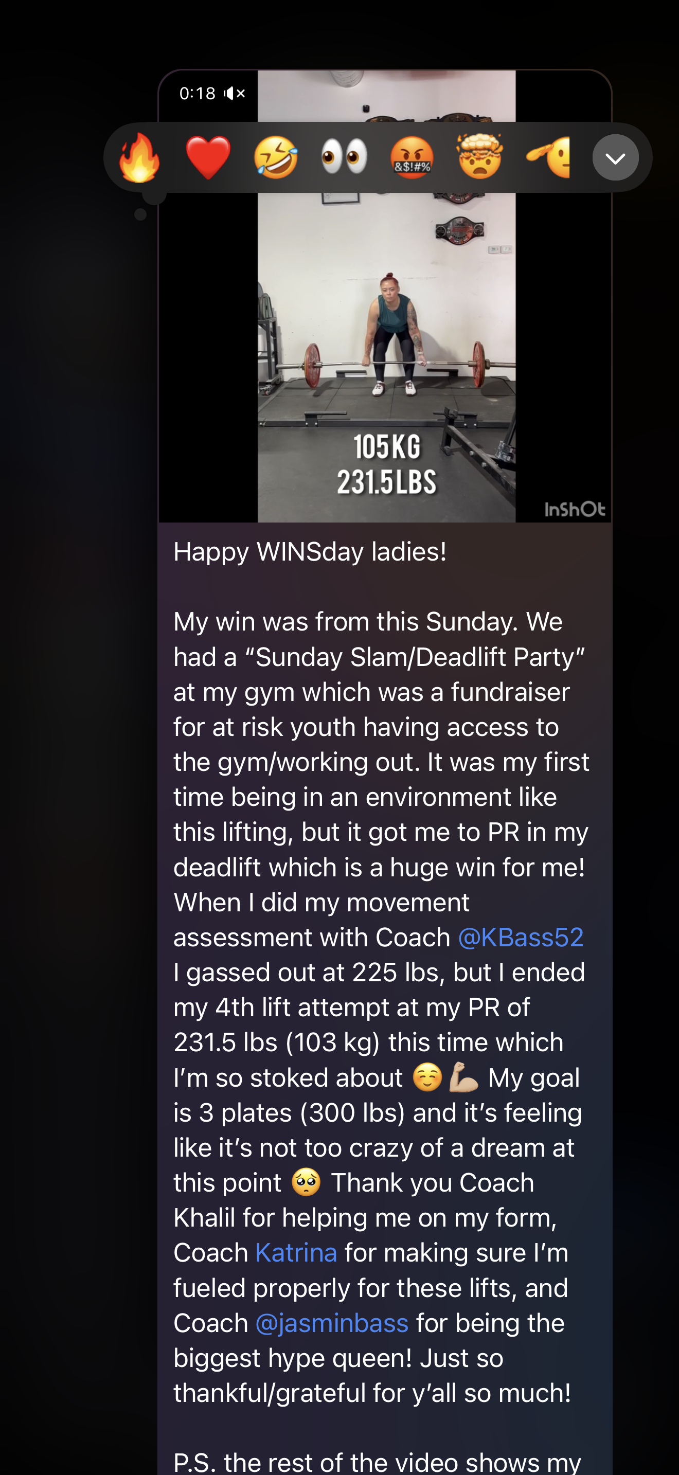 Client message