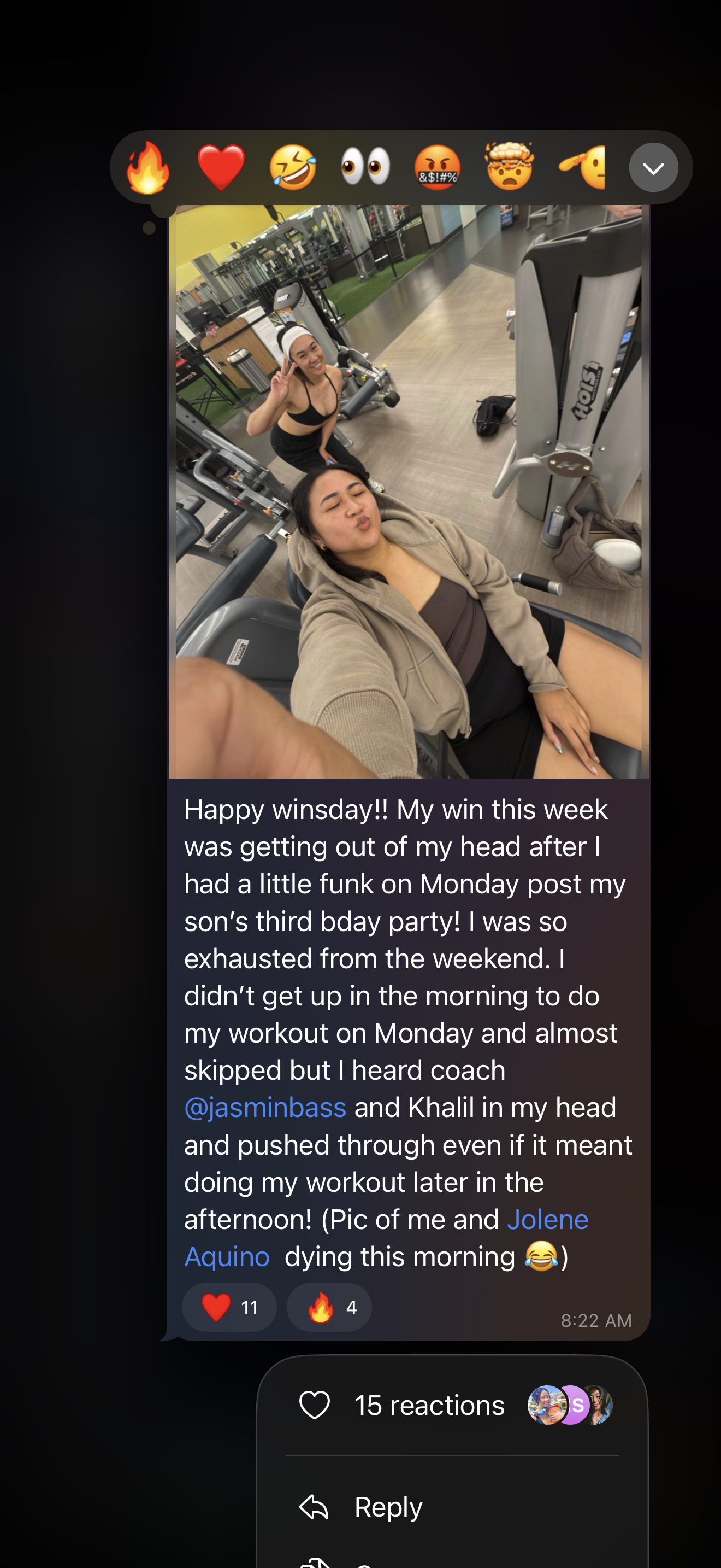 Client message