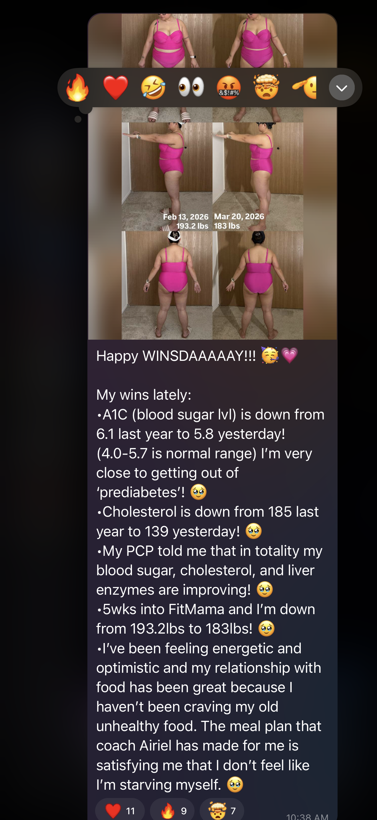 Client message