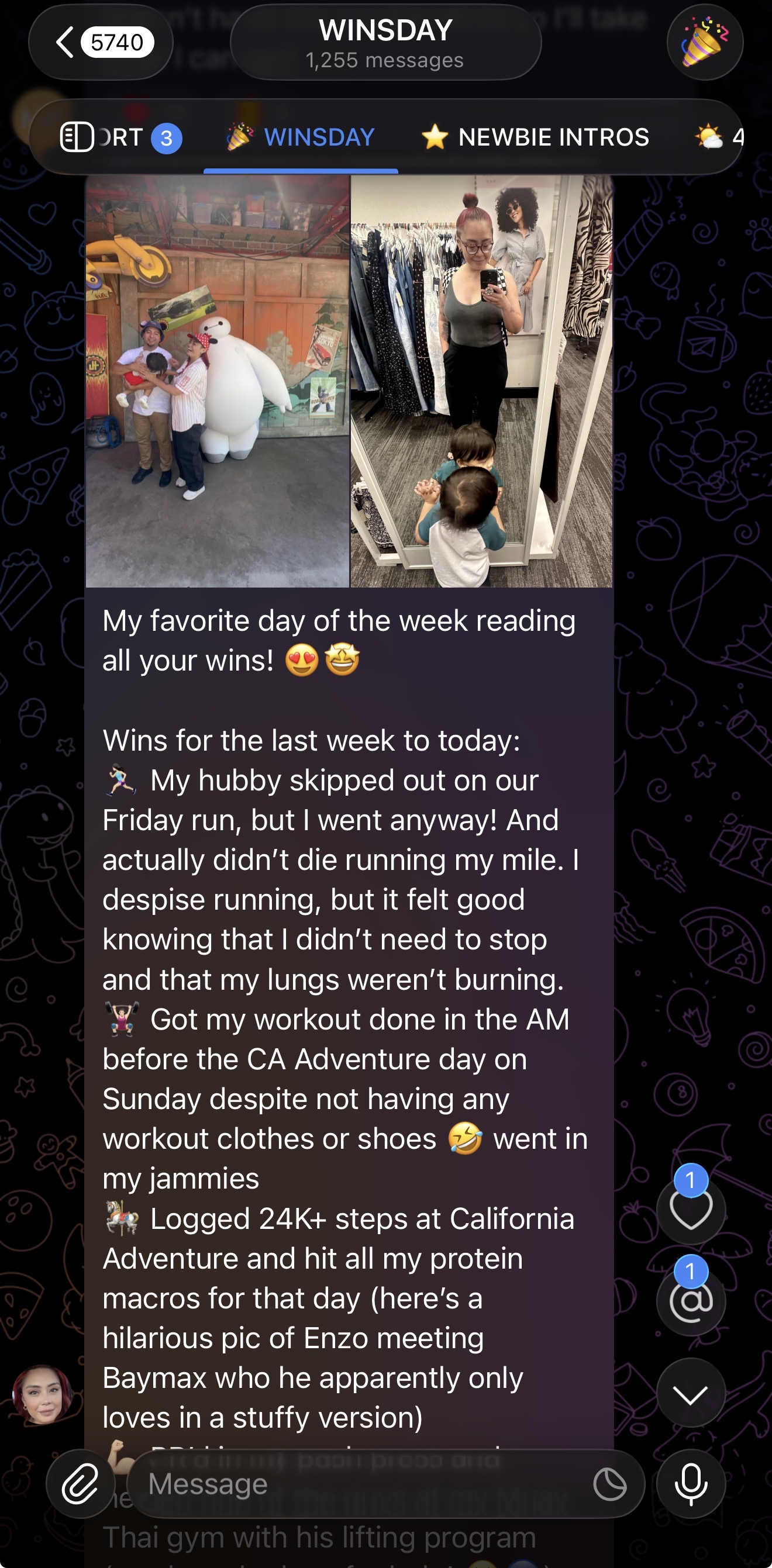 Client message