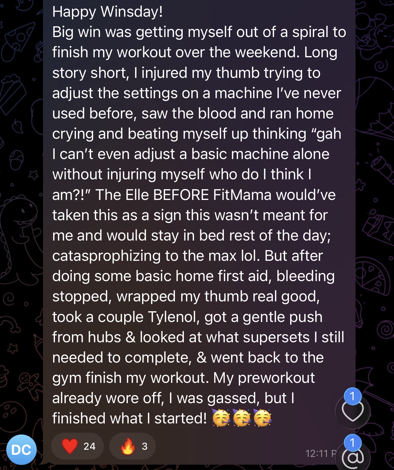 Client message
