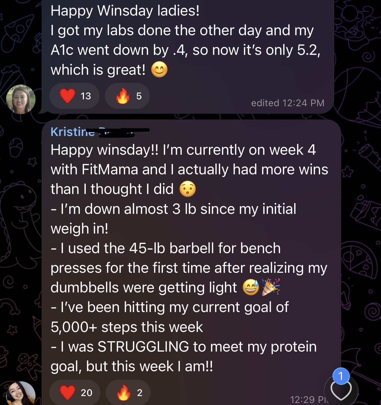 Client message