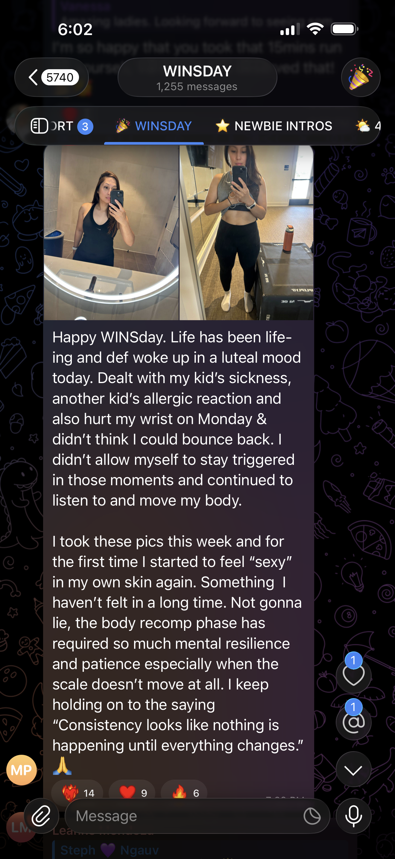 Client message