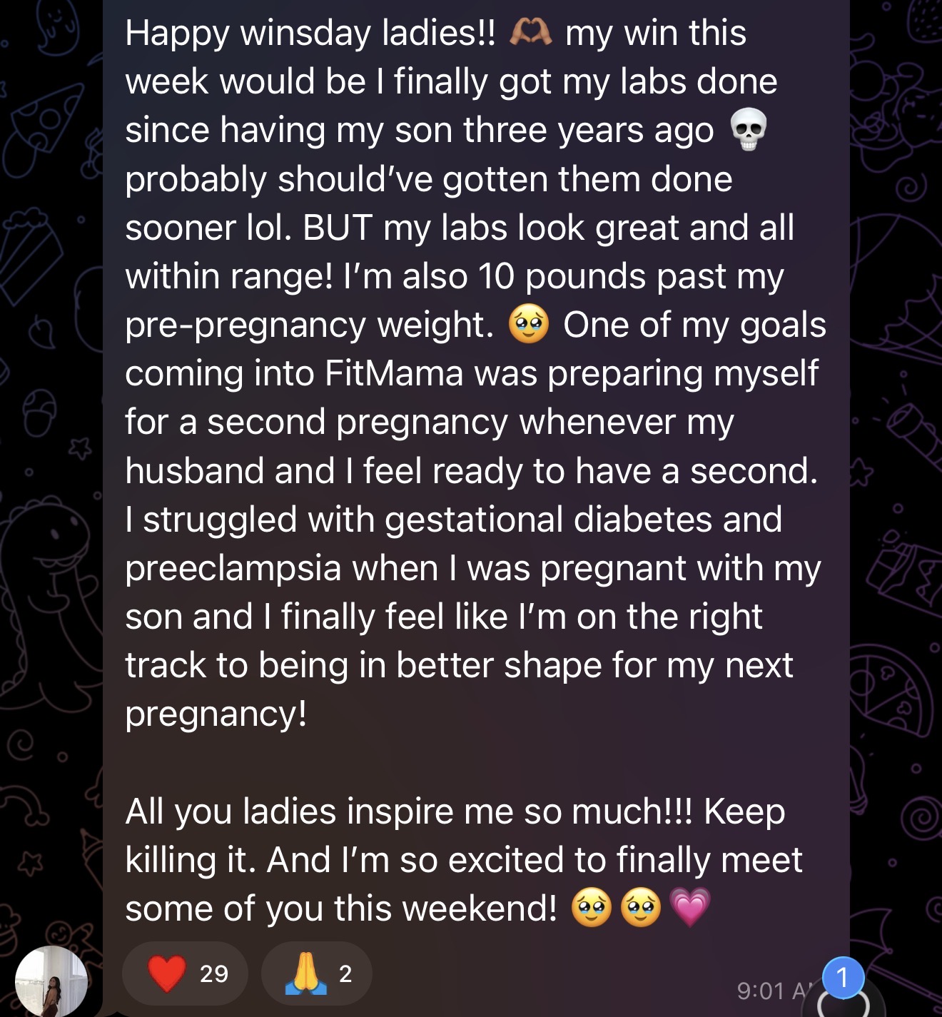 Client message