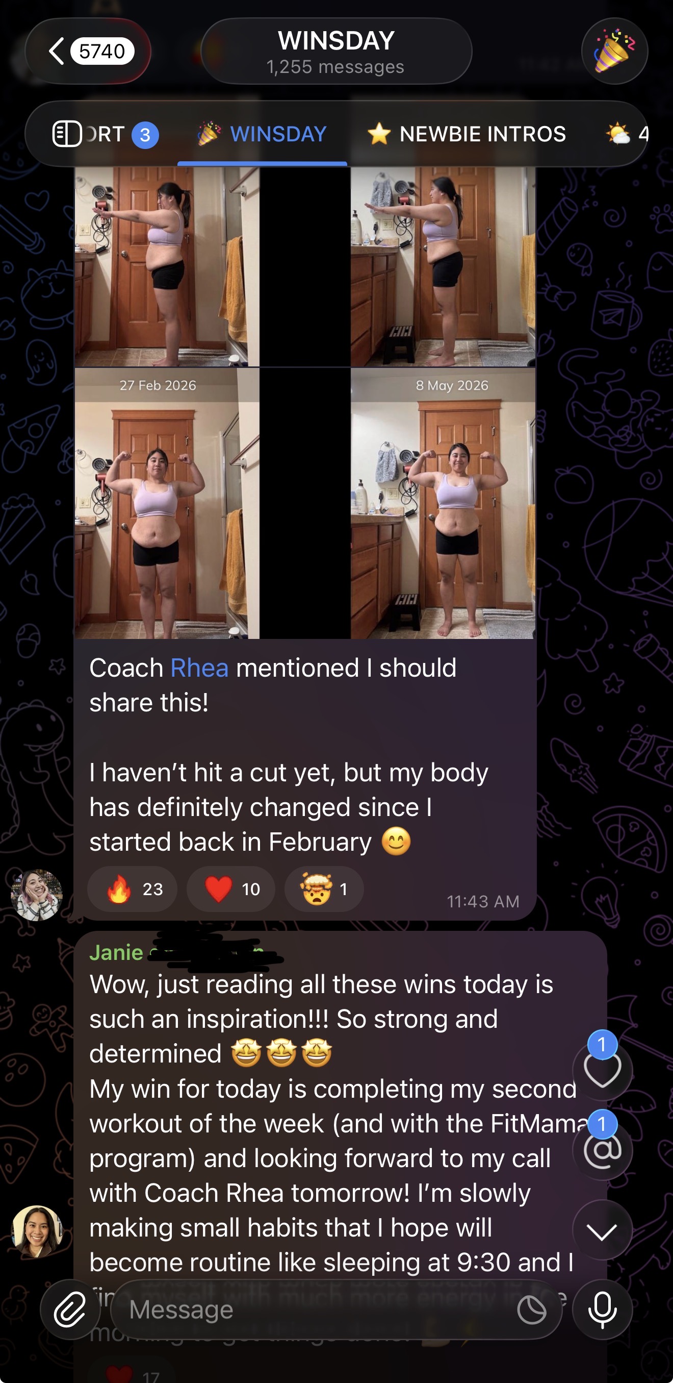 Client message