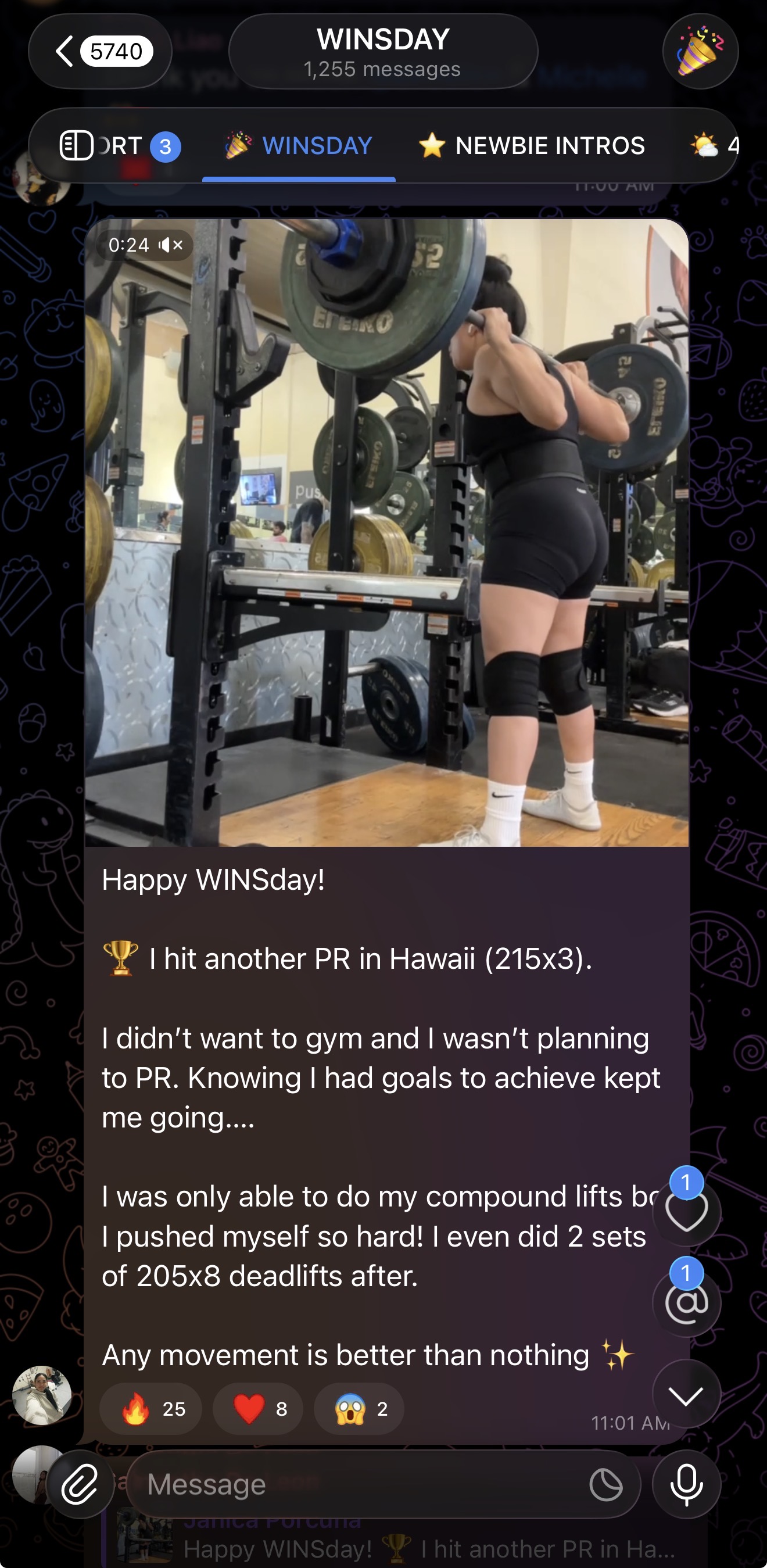 Client message
