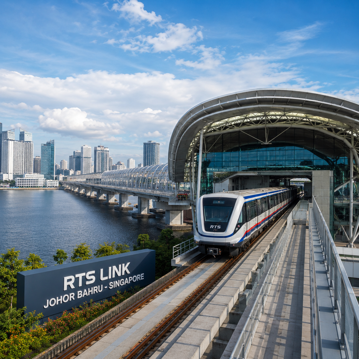 Upcoming RTS Link station near Causewayz Square JBCC