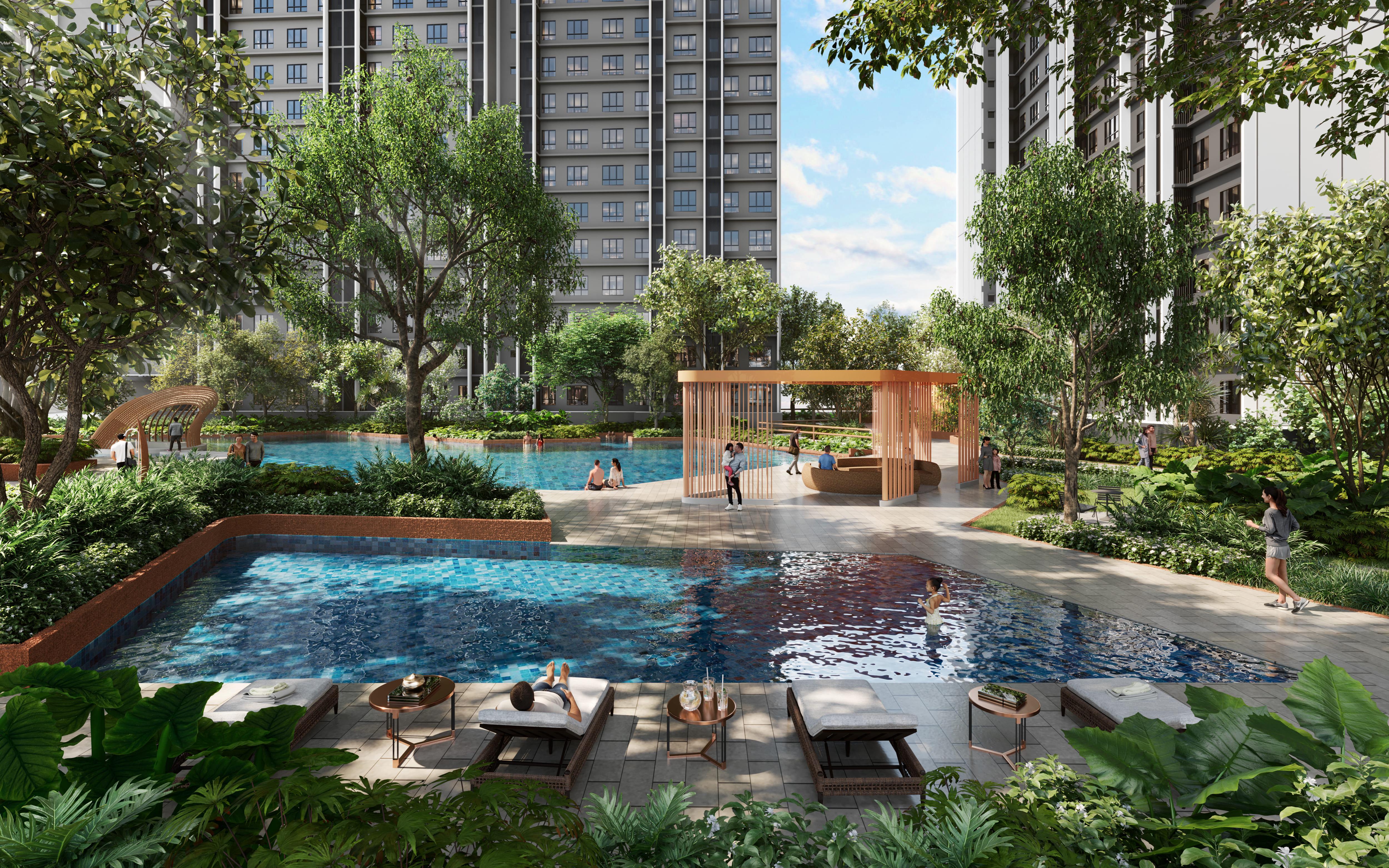 Causewayz Square @ JBCC whispering pool artist impression