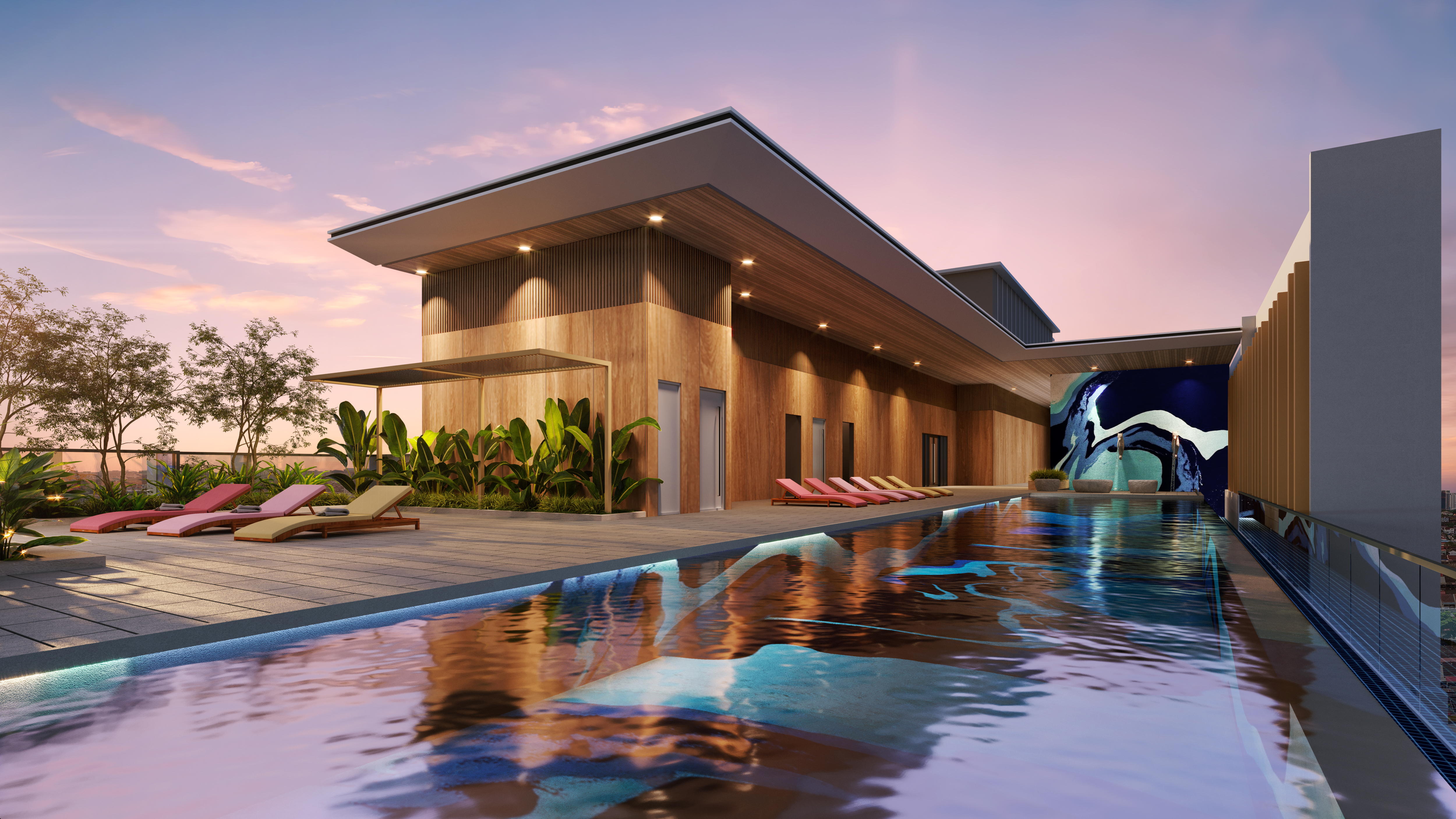 Causewayz Square @ JBCC sky infinity pool artist impression